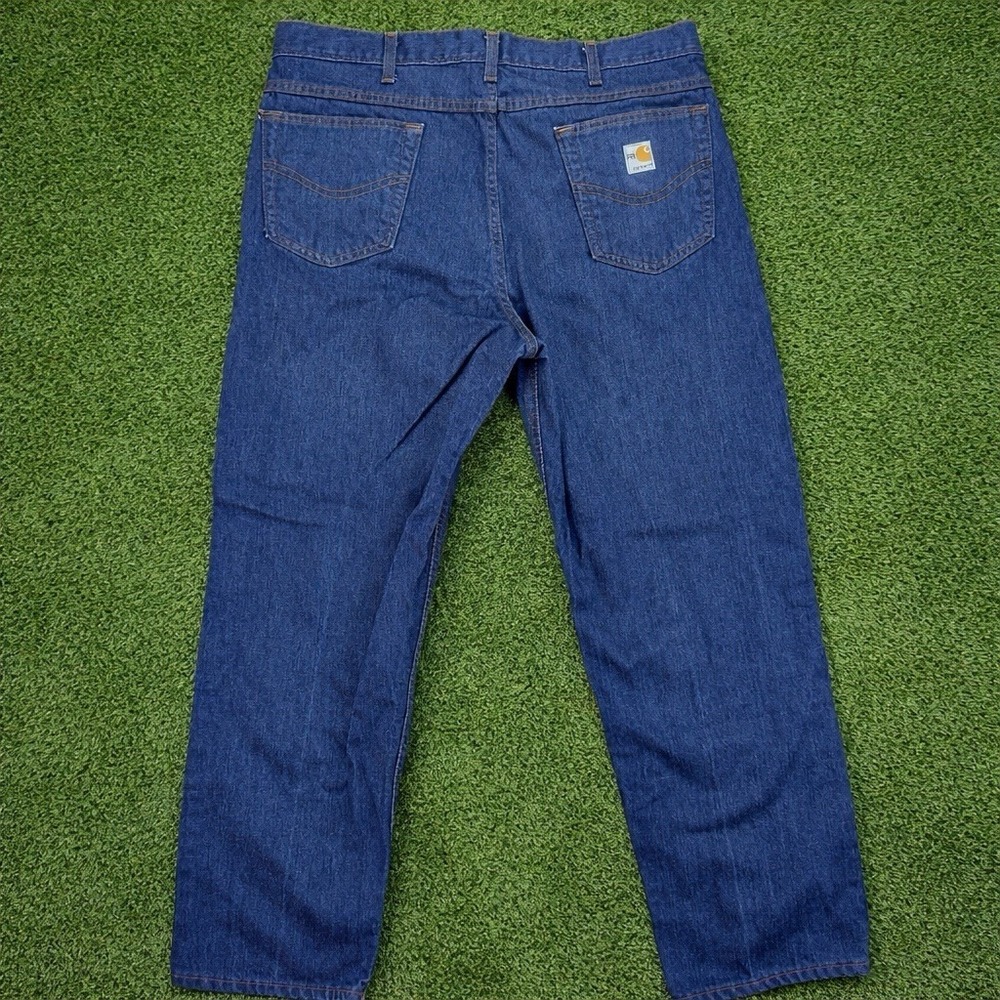 Carhartt FR Jeans Mens 38x30 USA Made Flame‎ Resistant Vintage Workwear